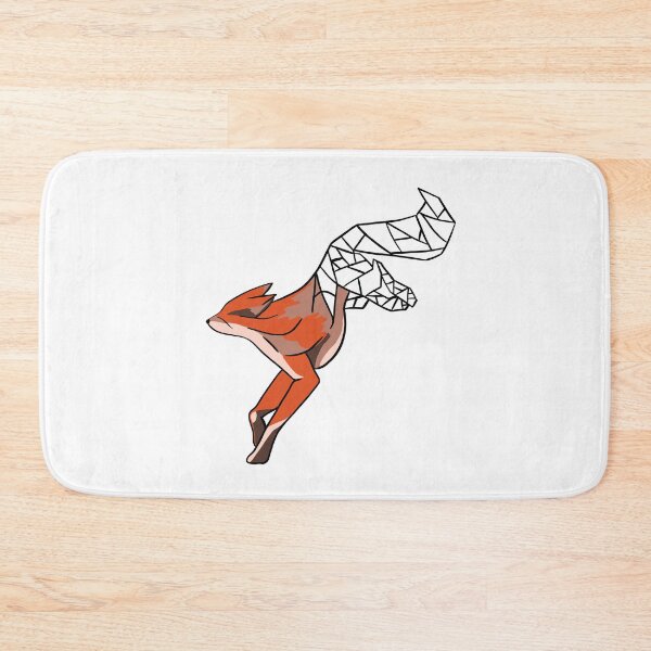 Item preview, Cute Fox Turning into a Geometric Shape designed and sold by isstgeschichte.