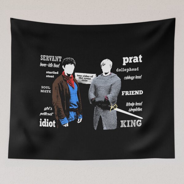 Item preview, Merlin and Arthur Titles designed and sold by LovesickLobotomy.