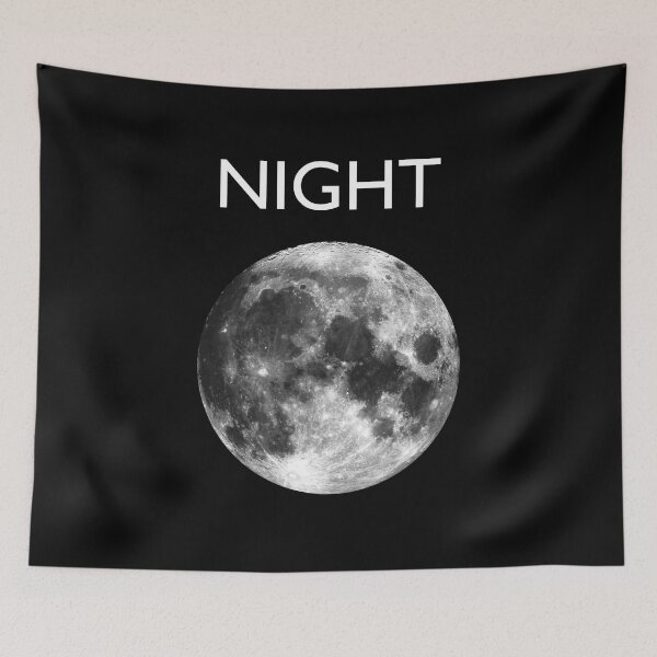 Item preview, NIGHT and moon designed and sold by Blacklinesw9.