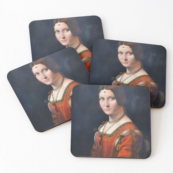 Item preview, La Belle Ferronnière by Leonardo Da Vinci (Digitally Restored and Enhanced)  designed and sold by Mr. Gattax.