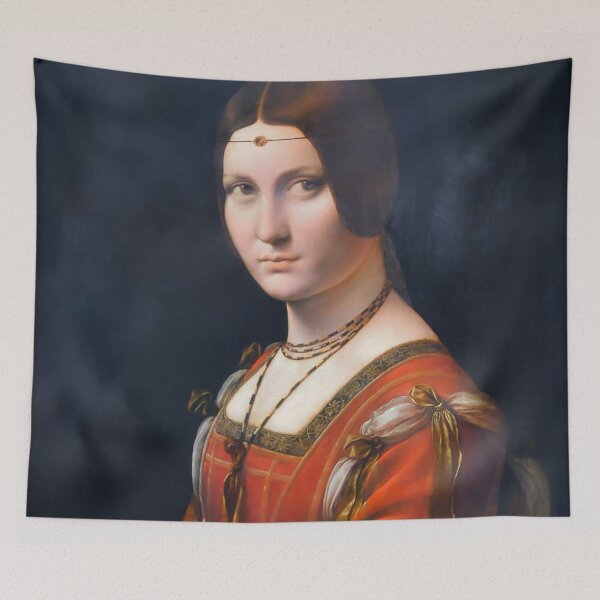 Item preview, La Belle Ferronnière by Leonardo Da Vinci (Digitally Restored and Enhanced)  designed and sold by Mr. Gattax.