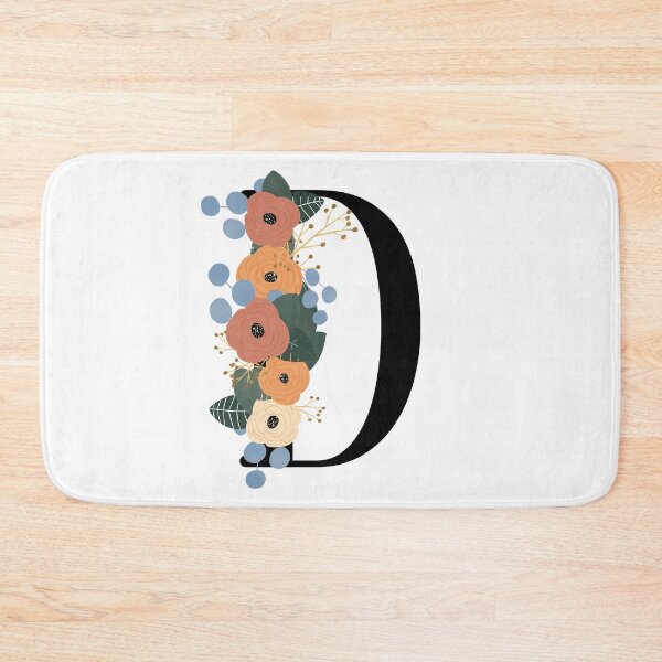Item preview, Floral Letter D designed and sold by Egodcounseling.