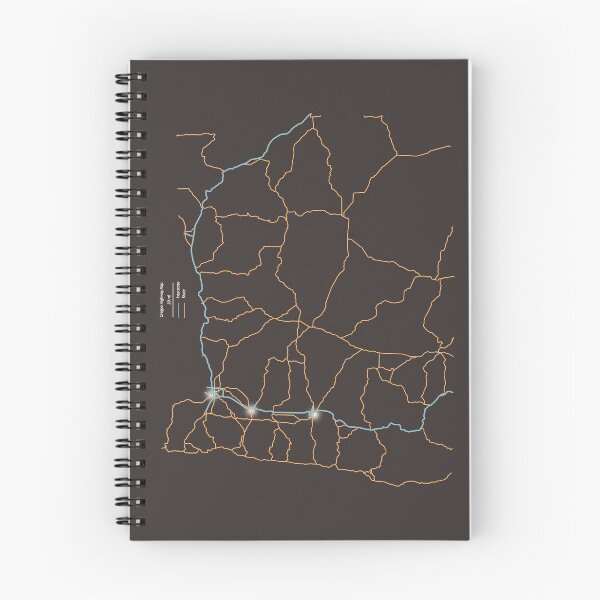 Item preview, Oregon Highways designed and sold by FinlayMcNevin.