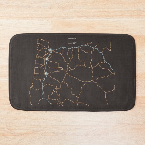 Item preview, Oregon Highways designed and sold by FinlayMcNevin.