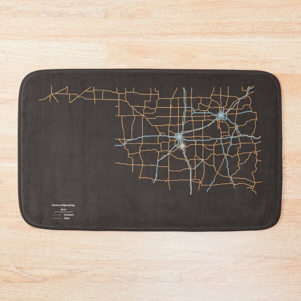 Item preview, Oklahoma Highways designed and sold by FinlayMcNevin.