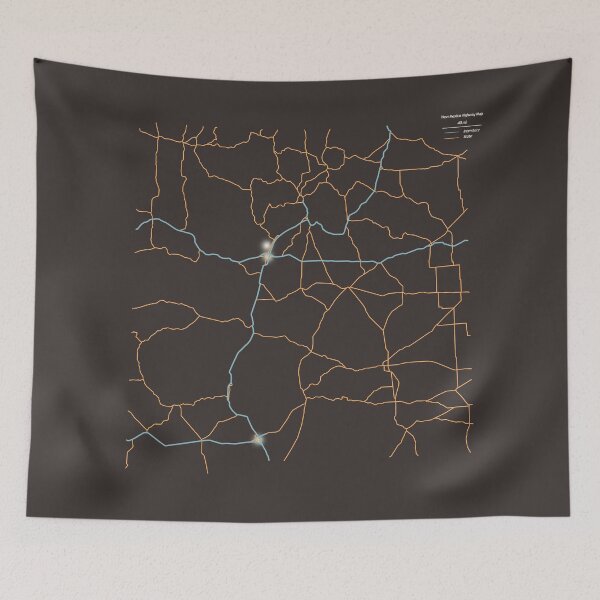 Item preview, New Mexico Highways designed and sold by FinlayMcNevin.