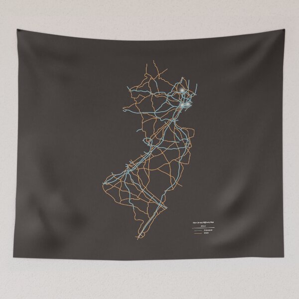 Item preview, New Jersey Highways designed and sold by FinlayMcNevin.
