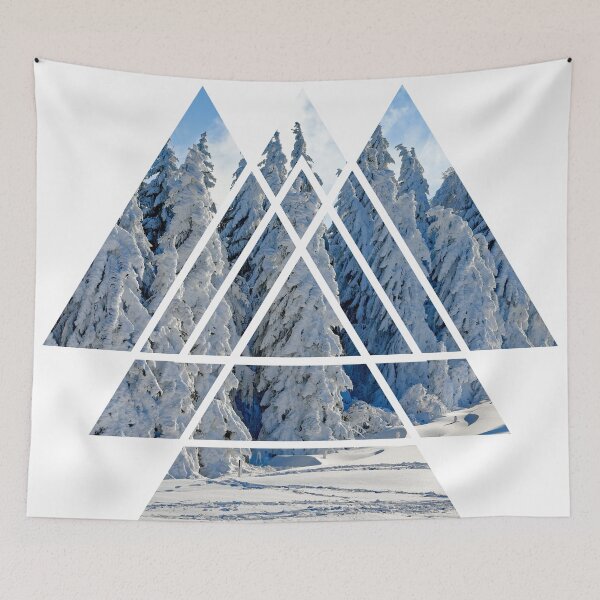 Item preview, The nature in abstract forms - winter forest designed and sold by DerNerd.