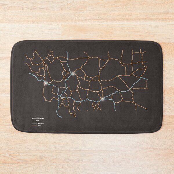 Item preview, Montana Highways designed and sold by FinlayMcNevin.