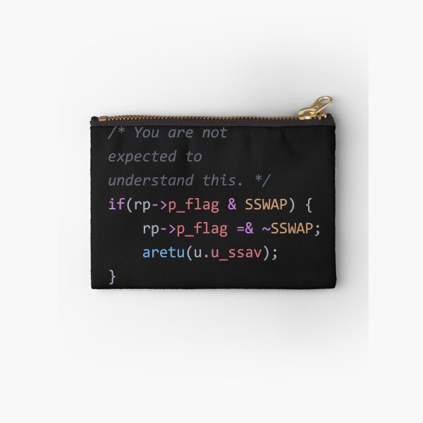 Item preview, "You are not expected to understand this." Code in C programming language designed and sold by mstfcntrk.