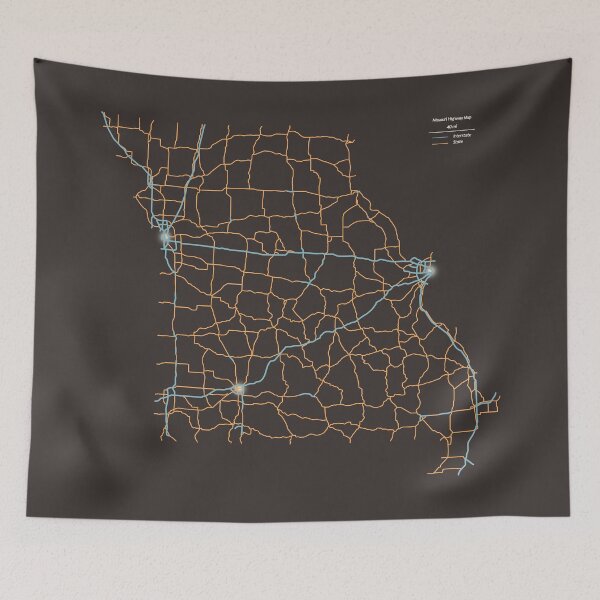 Item preview, Missouri Highways designed and sold by FinlayMcNevin.