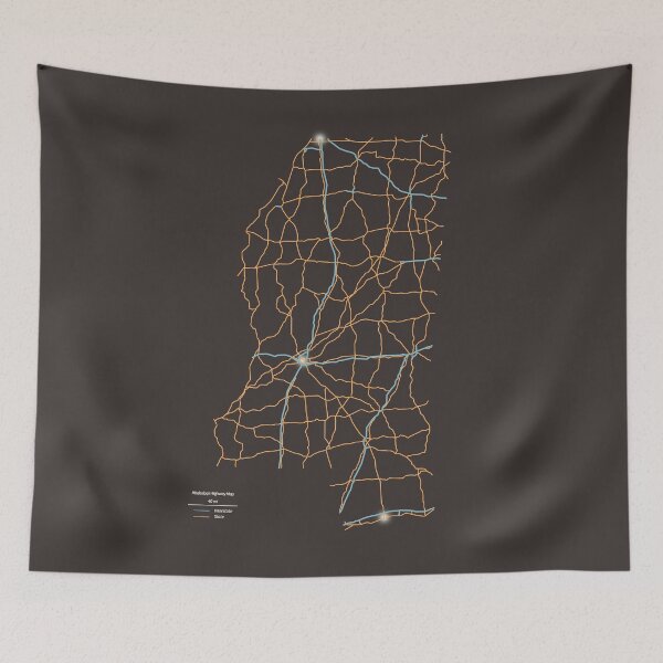 Item preview, Mississippi Highways designed and sold by FinlayMcNevin.