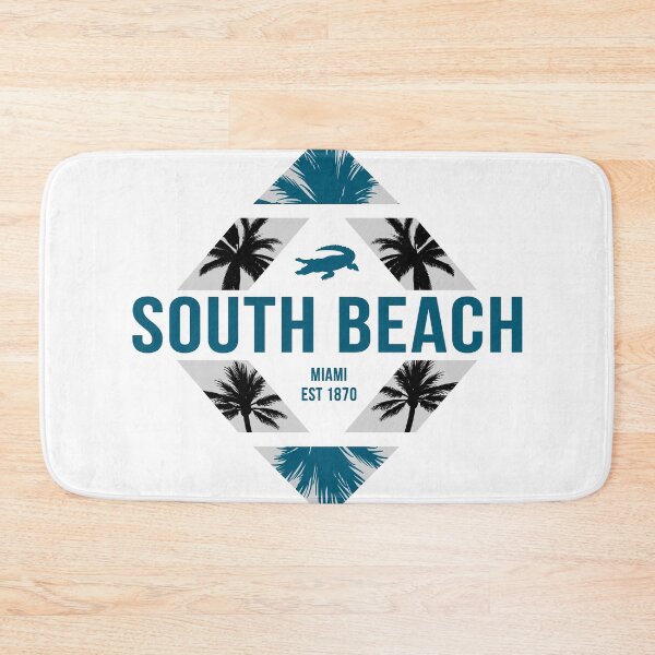 Item preview, South Beach Miami Florida Alligator Geometric Palm Tree Pattern designed and sold by TeagoShirts.