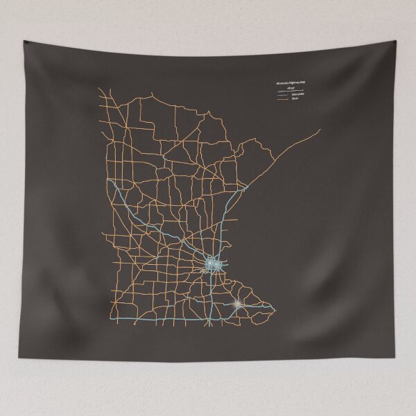 Item preview, Minnesota Highways designed and sold by FinlayMcNevin.
