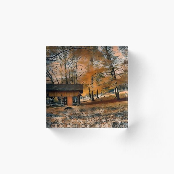 Amaretto Lookout Acrylic Block