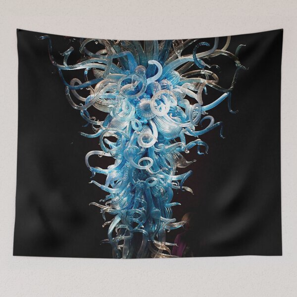 Item preview, Glass Work - Blue Chandelier designed and sold by Yannik Hay.