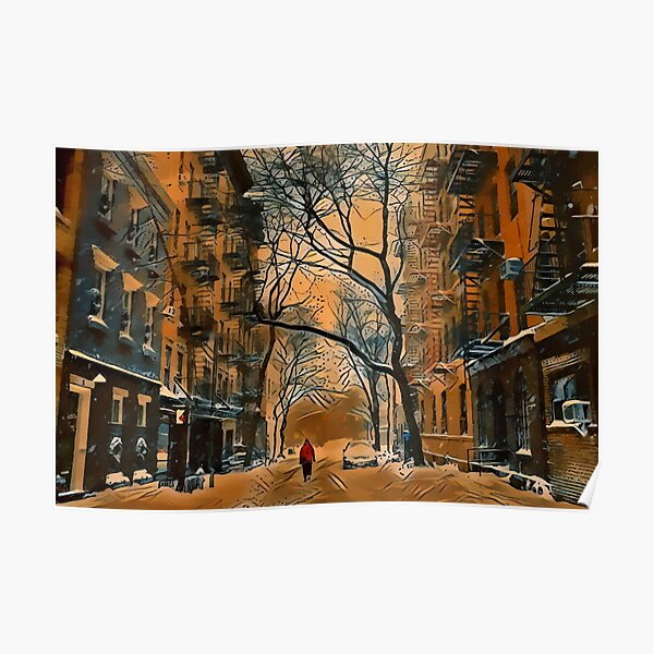 Amaretto Snow Day Poster