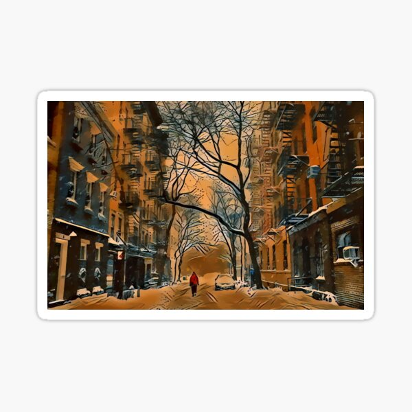Amaretto Snow Day Sticker
