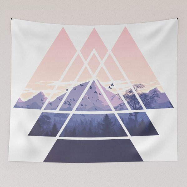 Item preview, Nature in abstract forms - mountains designed and sold by DerNerd.
