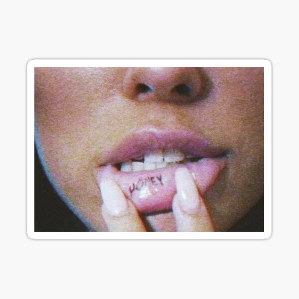 lip tattoo Sticker