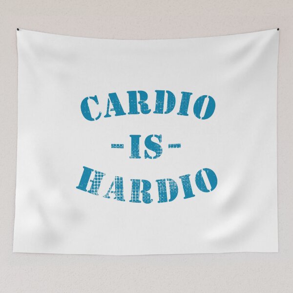 Item preview, Cardio is Hardio Funny Cardio Workout designed and sold by TeagoShirts.