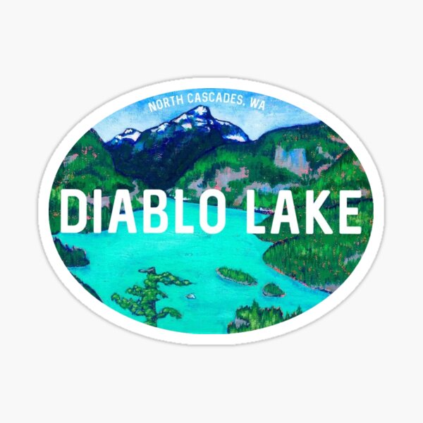 Diablo Lake Souvenir Sticker