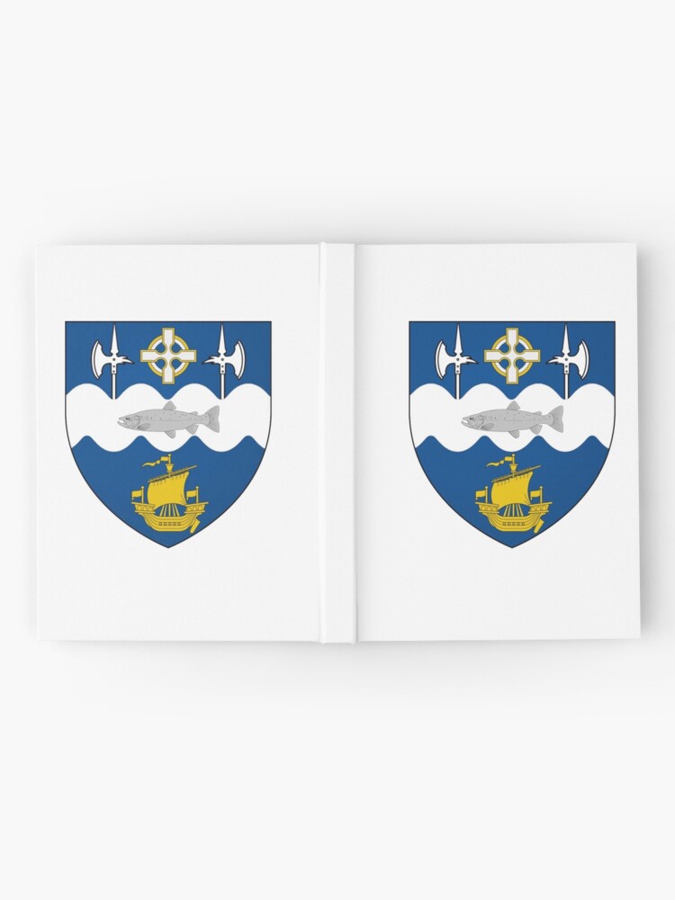 Alternate view of Coat of Arms of Ballina, Ireland Hardcover Journal