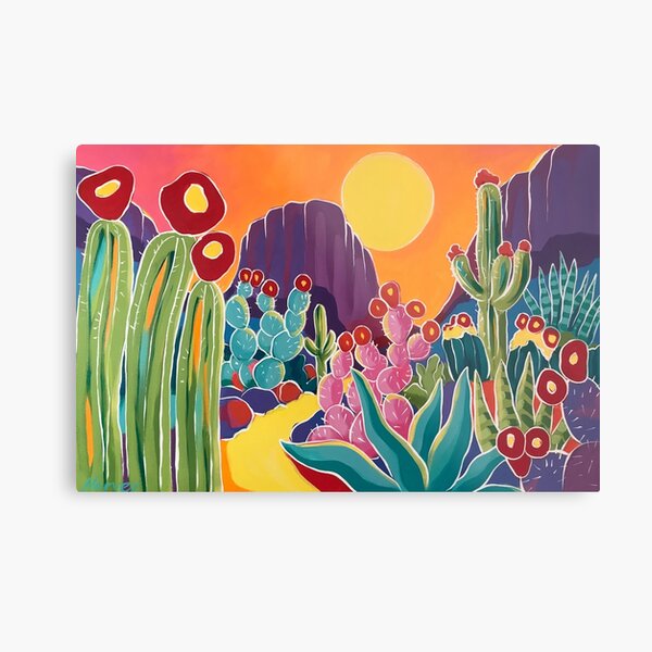 Sunset Path Metal Print