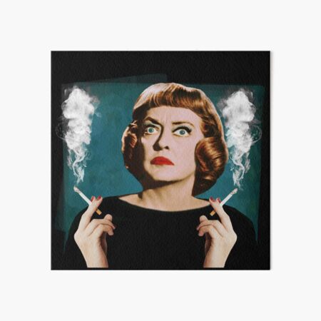 Bette Smoking Art Board Print