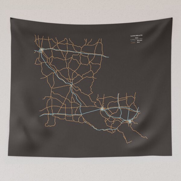 Item preview, Louisiana Highways designed and sold by FinlayMcNevin.