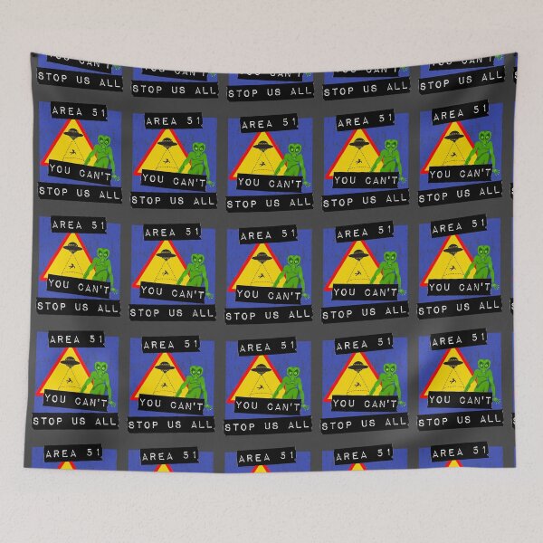 Item preview,  Storm Area 51 Alien Abduction designed and sold by Crow and Monkey.