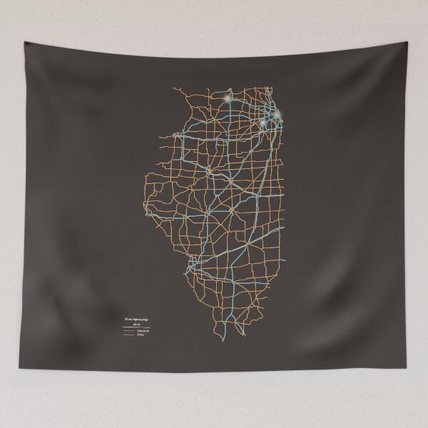 Item preview, Illinois Highways designed and sold by FinlayMcNevin.