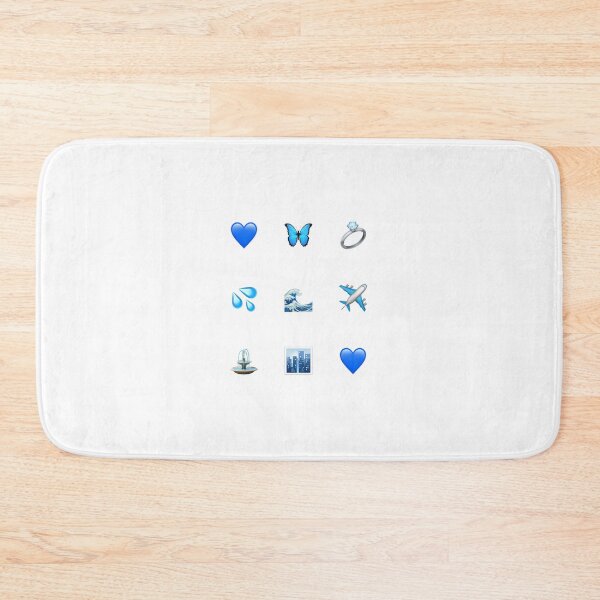 Item preview, Blue emojis designed and sold by erinsdrawings.