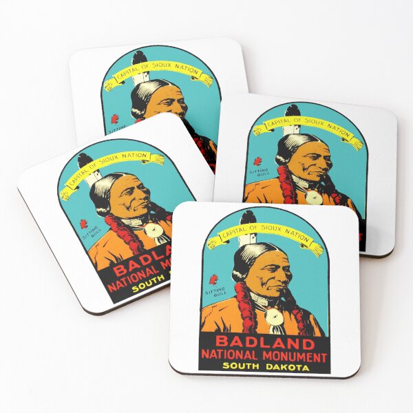 Item preview, Badlands National Park South Dakota Vintage Travel Decal designed and sold by hilda74.