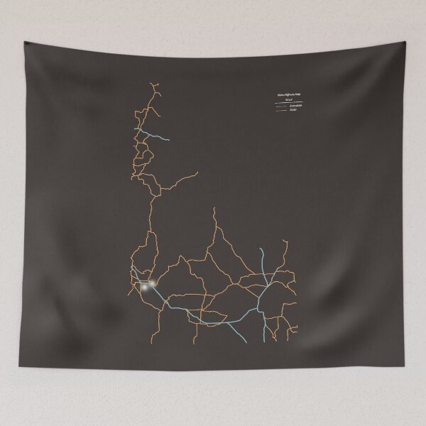 Item preview, Idaho Highways designed and sold by FinlayMcNevin.