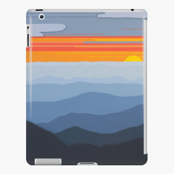 "Blue Ridge Sunset with Clouds" 122 iPad Snap Case