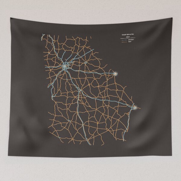 Item preview, Georgia Highways designed and sold by FinlayMcNevin.