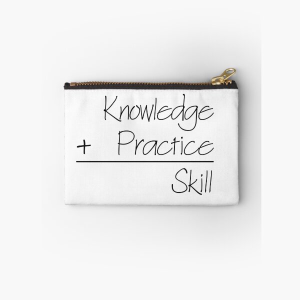 Item preview, Knowledge + Practice = Skill  designed and sold by TheHobbyGirl.
