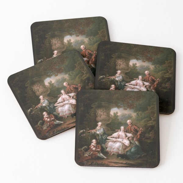 Item preview, Le Marquis de Sourches et sa Famille by Francois Hubert Drouais designed and sold by Xzendor7 Digital Art Creations.