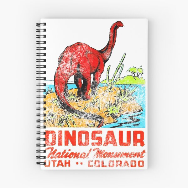 Item preview, Dinosaur National Monument Utah Colorado Vintage Travel Decal designed and sold by hilda74.