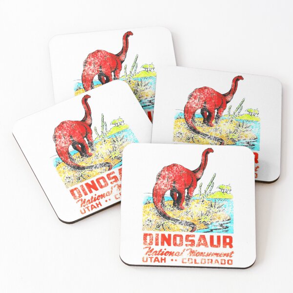 Item preview, Dinosaur National Monument Utah Colorado Vintage Travel Decal designed and sold by hilda74.