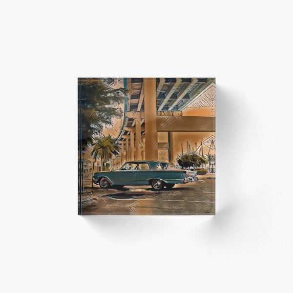 Amaretto Suburbanite Acrylic Block