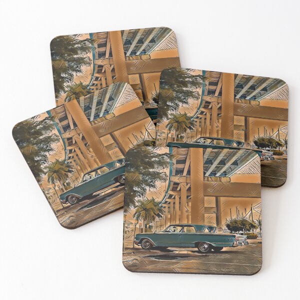 Amaretto Suburbanite Coasters (Set of 4)