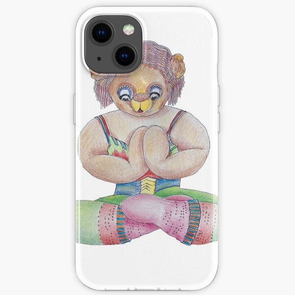 Yoga Bear  iPhone Soft Case