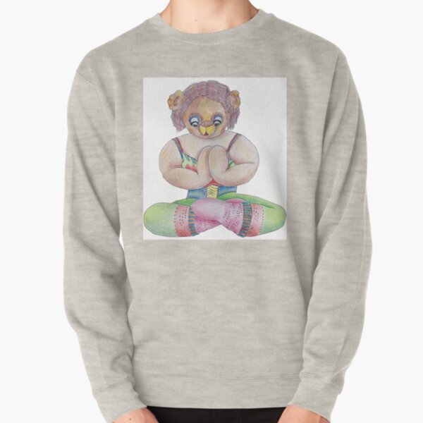 Yoga Bear Pullover Sweatshirt