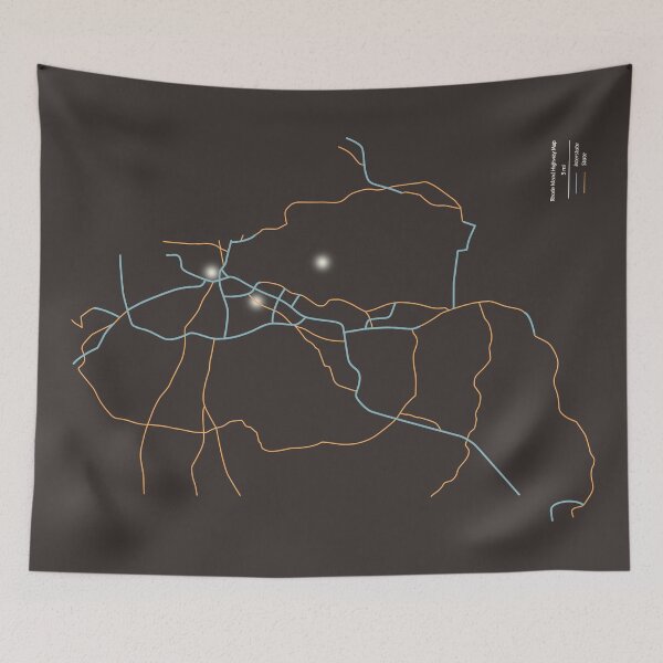 Item preview, Rhode Island Highways designed and sold by FinlayMcNevin.