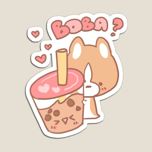 Waffle and Boba Magnet