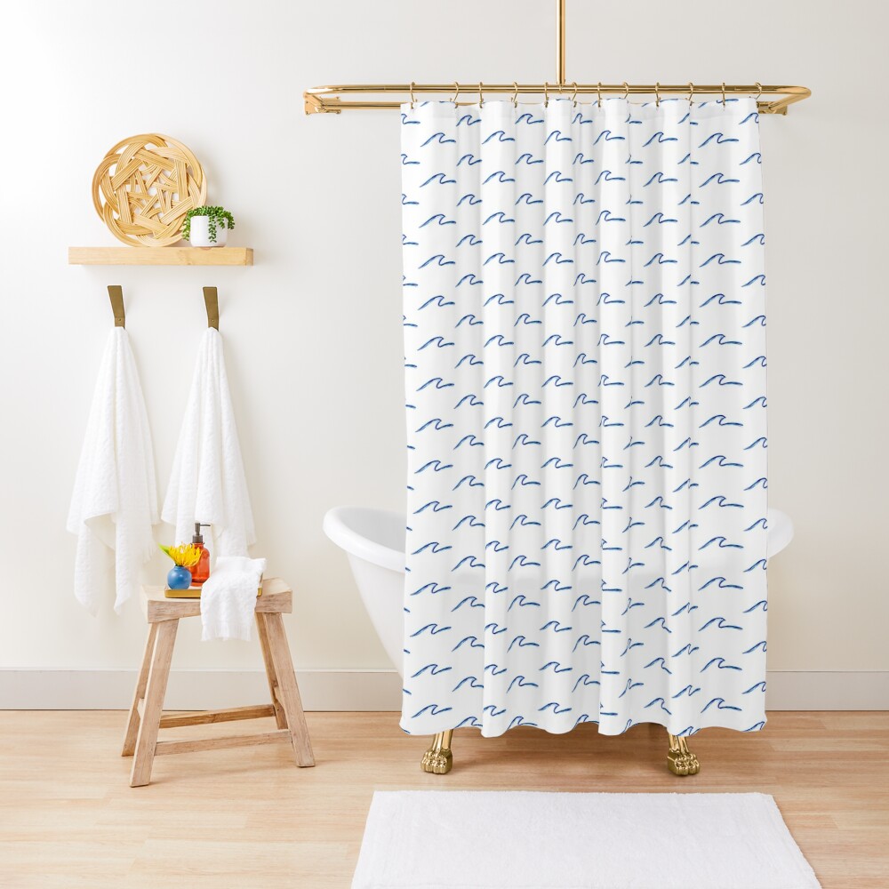 " Multi-colored Wave" Shower Curtain by Sophscreations | Redbubble