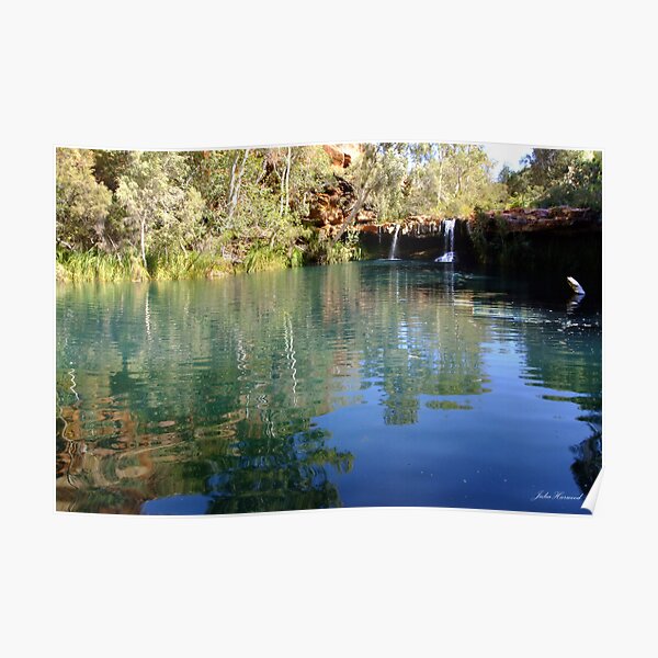 Fern Pool Waterfall, Karijini Poster