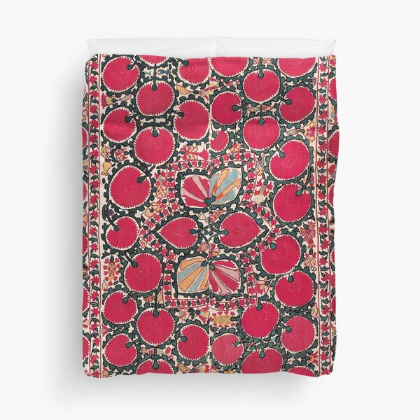 Tashkent Suzani Kokand Uzbekistan Print Duvet Cover